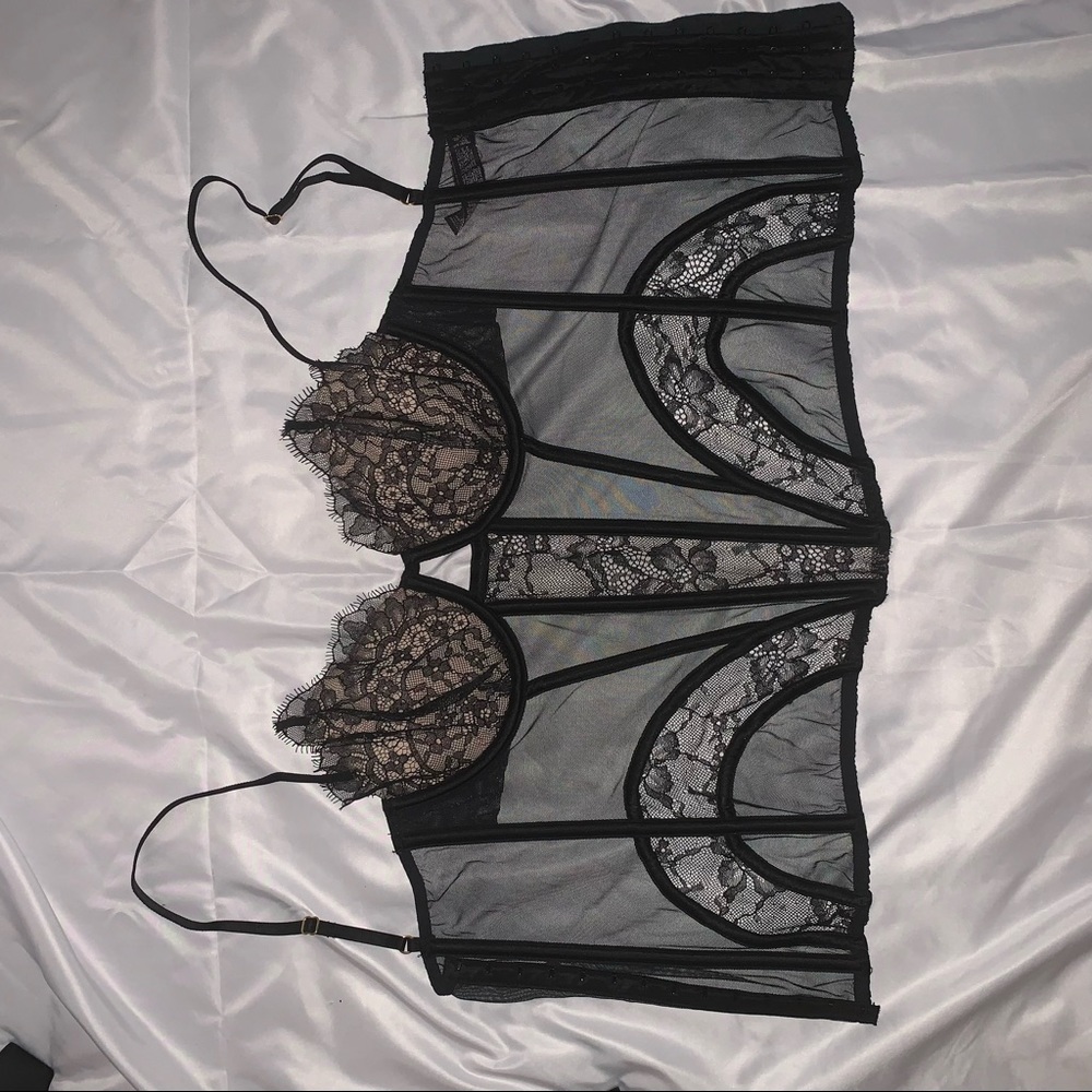 Black Lace Corset